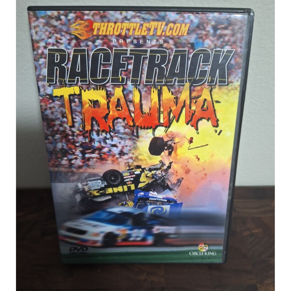 Racetrack Trauma DVD 2009 Stock Cars Motocross Crashes Racing